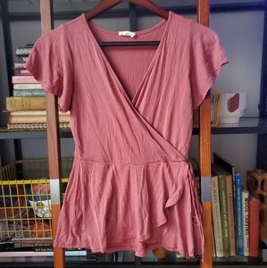 DONATED - Cute faux wrap top